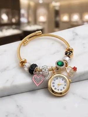 Aura Charm Bangle Watch