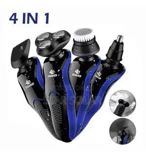 4 in 1 Waterproof Electric Shaver Rechargeable Razor for Men Beard