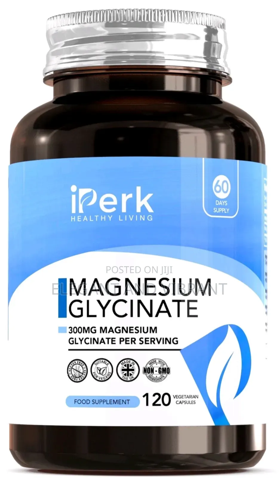 Magnesium GLycinate 300mg Per Serving 150mg,120 Capsules