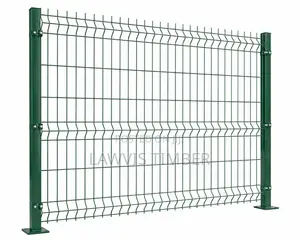 Green Coated Panel Mesh 6ft × 9ft | Heavy Duty Security Fence Panel