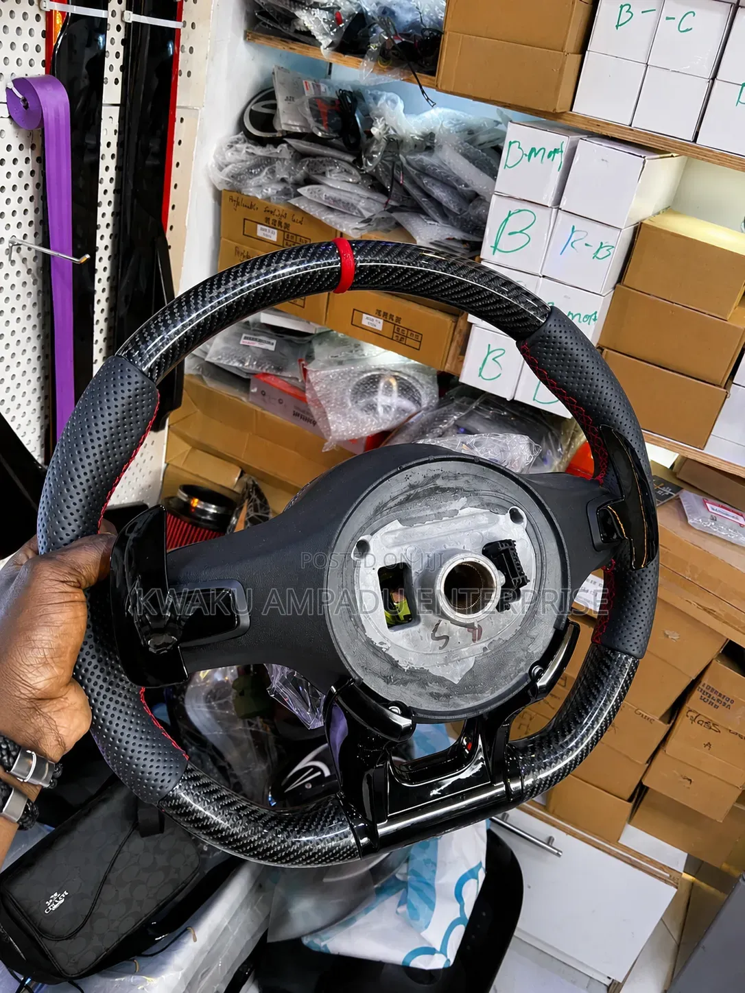 ‎Mercedes-Benz AMG Style Sport Steering Wheel With Paddle Shifters