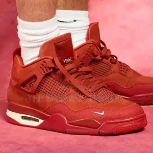 Jordan 4 Bike Red Color