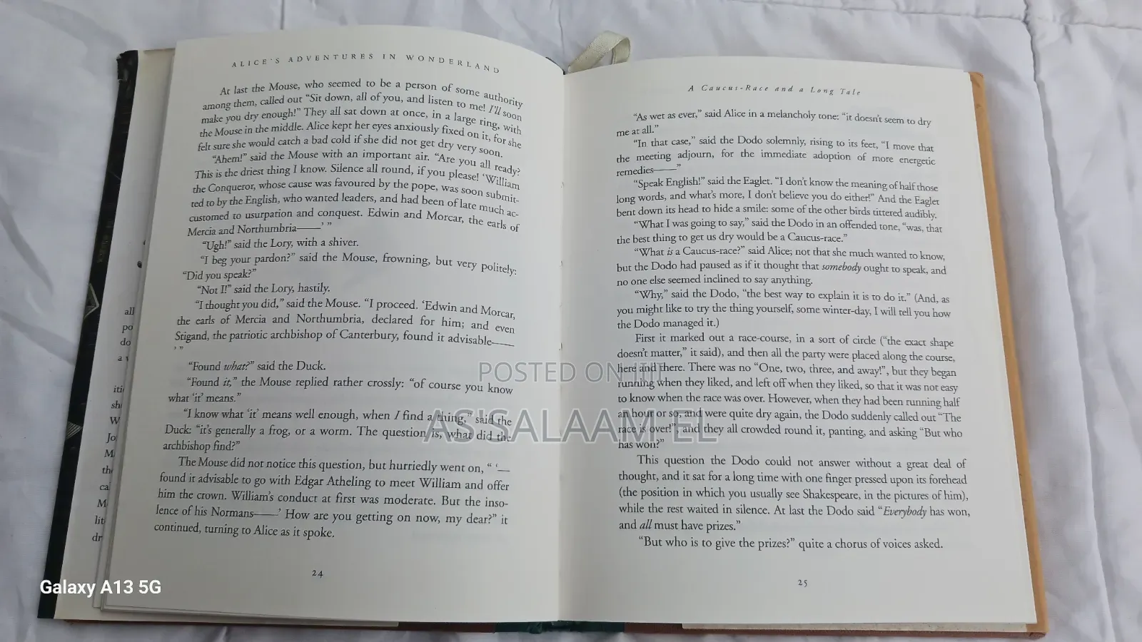 Alice's Adventures in Wonderland (Lewis Carrol)