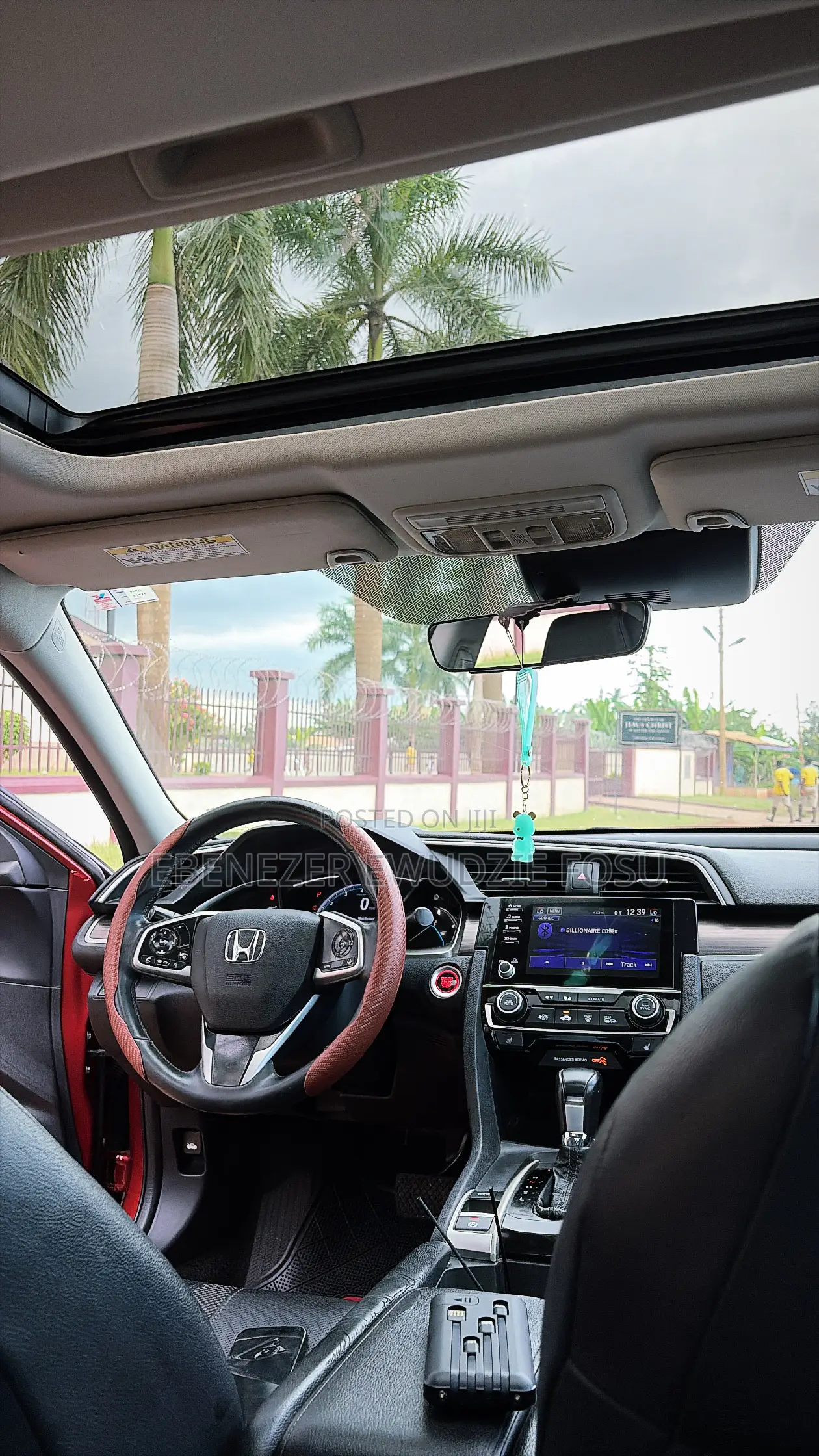 Honda Civic EX-L Sedan 2020 Burgundy