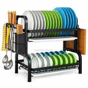2 Tier Dish Rack for Kitchen Counter