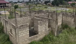 4bedroom Uncompleted Building , on Two PLTS 4sale at Amasaman Danchira