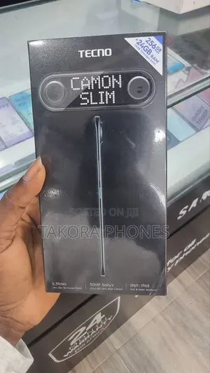 New Tecno Camon Slim 256 GB Black