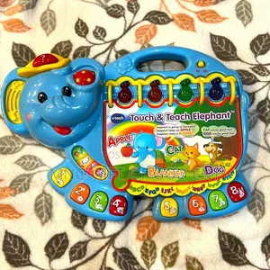 VTech Touch and Teach Elephant Book, Blue