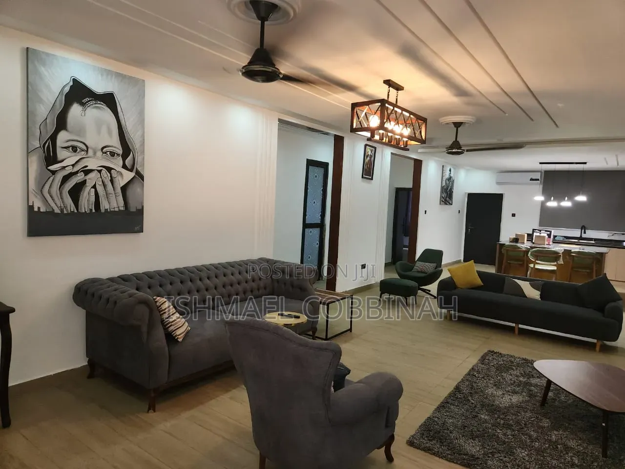 Furnished 2bdrm Apartment in Ishmit Housing Hub, Ofankor for rent