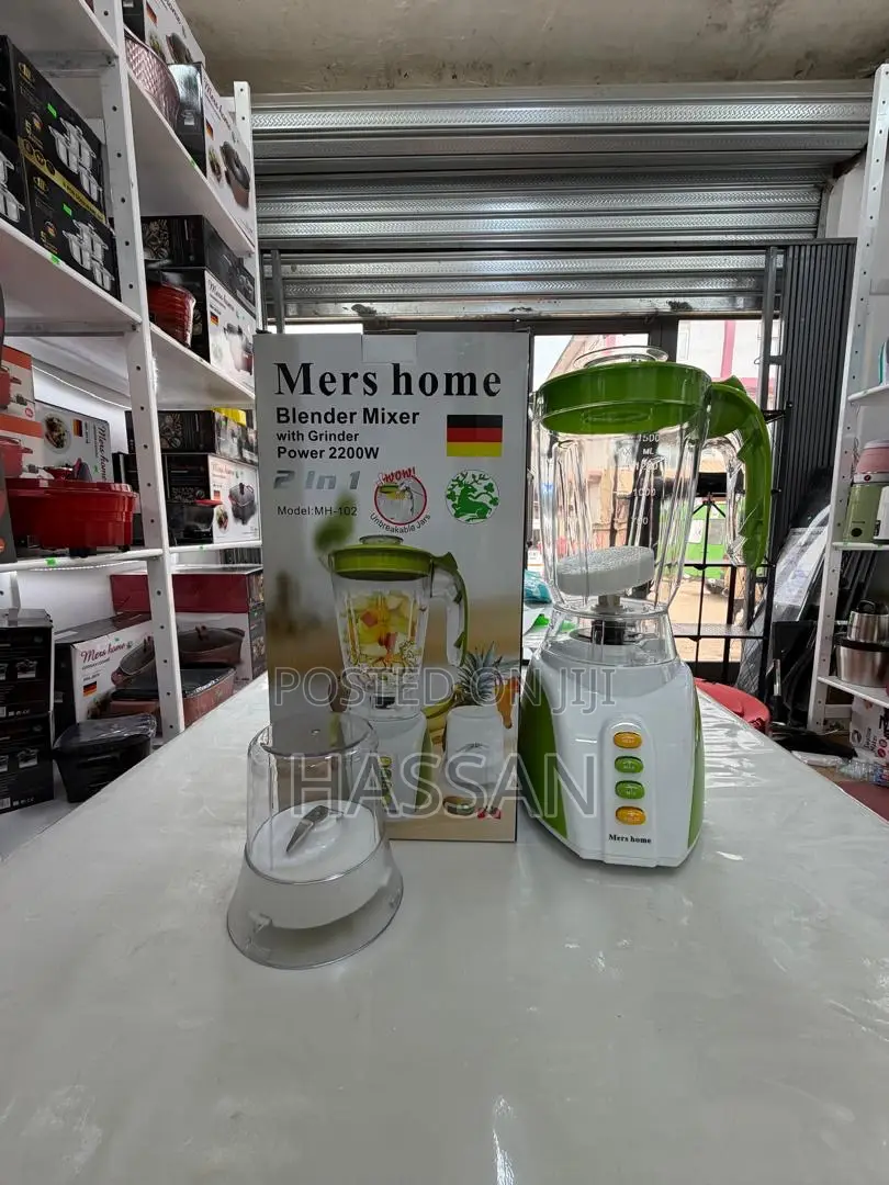 2in1 Blender Green 1.5Litres