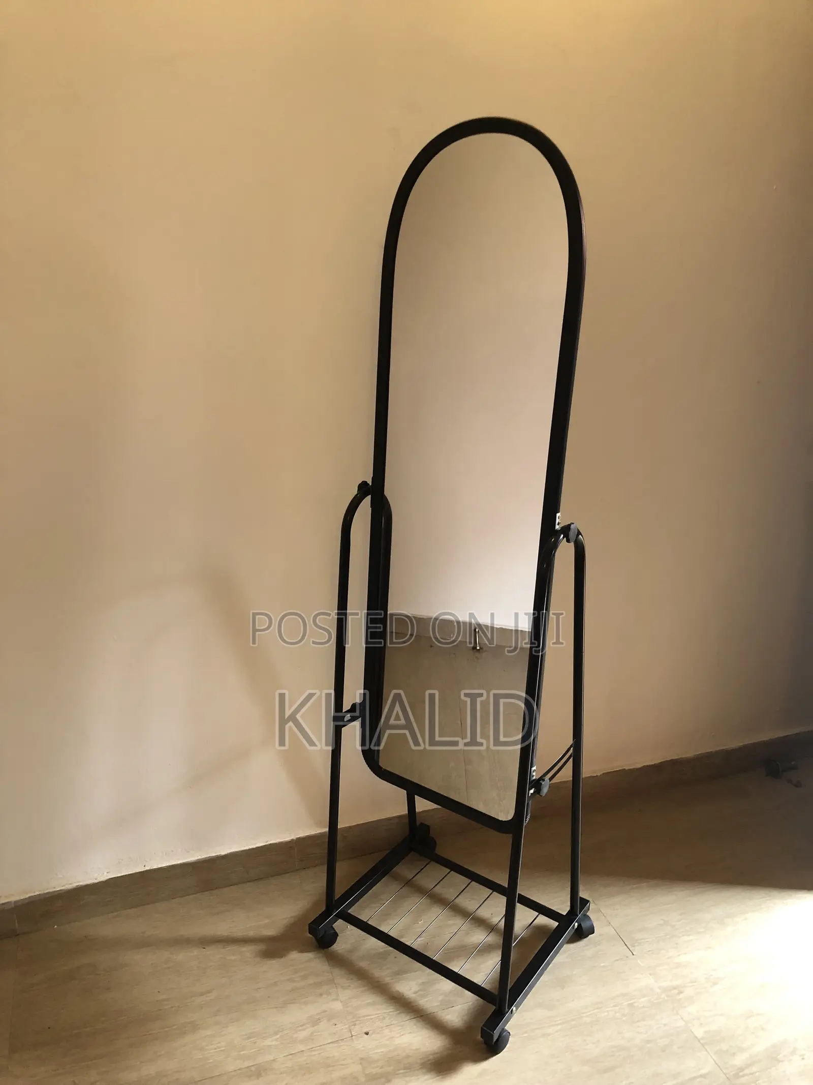 • Full-Length Freestanding,Adjustable Dressing Mirror – Black