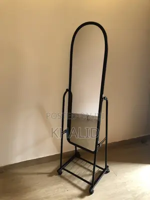 • Full-Length Freestanding,Adjustable Dressing Mirror – Black