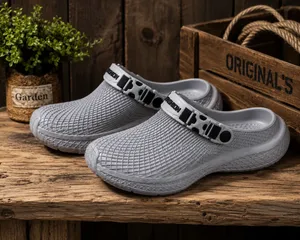 Comfortable Grey Crocs