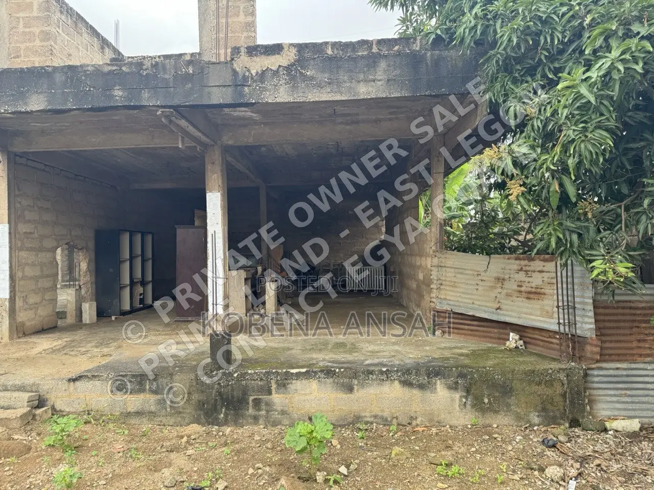 Titled Fenced Land Just Behind American House at East Legon