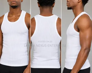 Men's White Vest - Singlet
