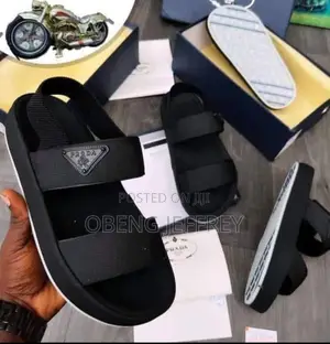 Original Prada Sandals Black