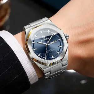 Poedagar 875men's Wristwatch Fashion Business Black