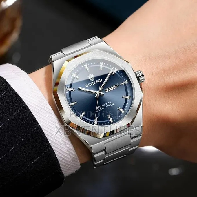 Poedagar 875men's Wristwatch Fashion Business Black