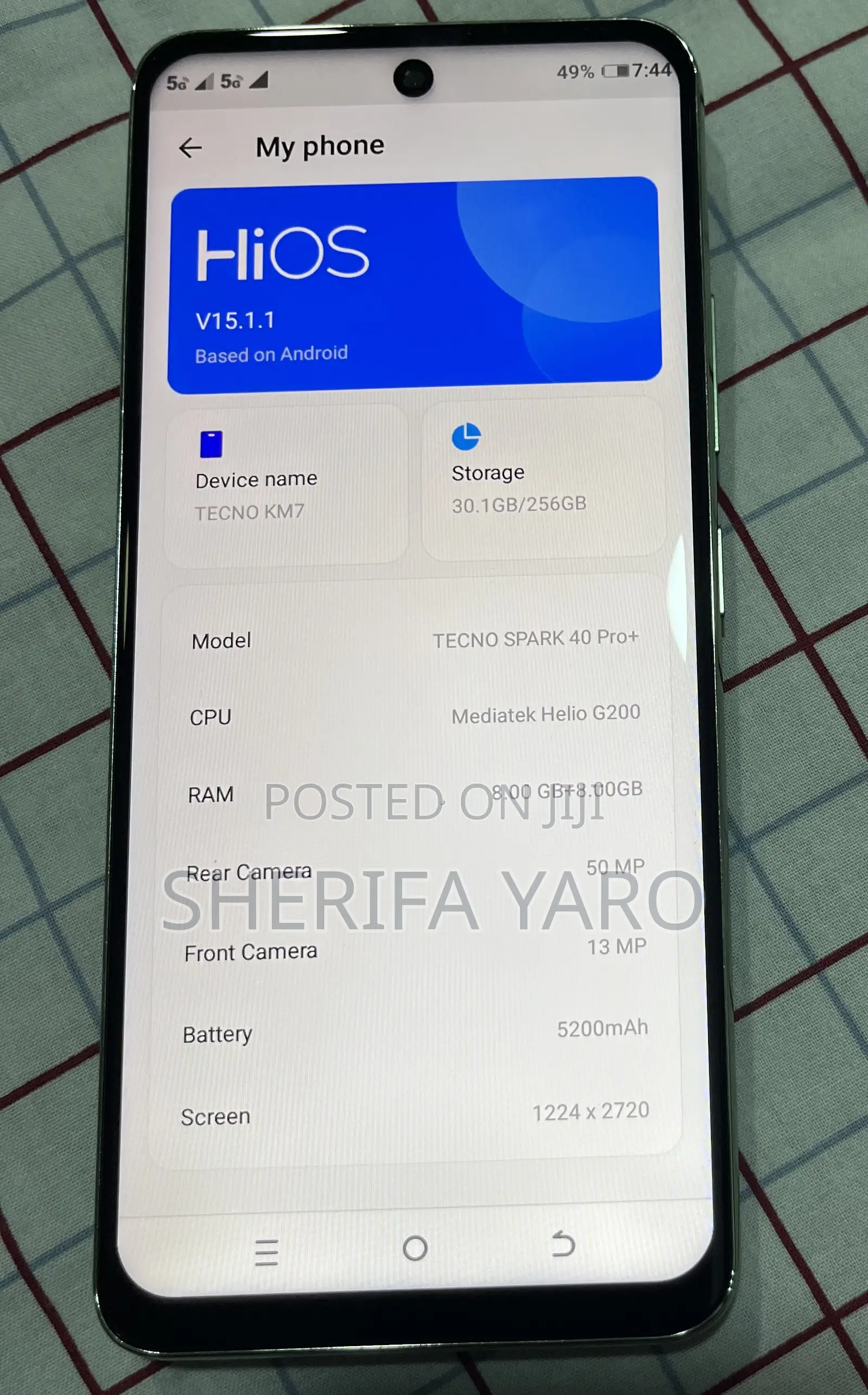 Tecno Spark 40 Pro+ 256 GB Rose Gold