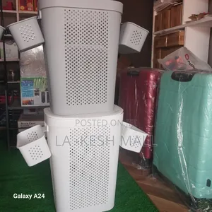 Laundrybasket With Lid,wheel and Extra Basket