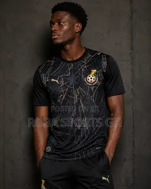 Ghana Spider Web Black Concept Jersey