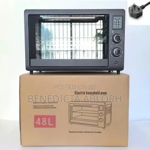 48L Mini Electric Household Oven, Black