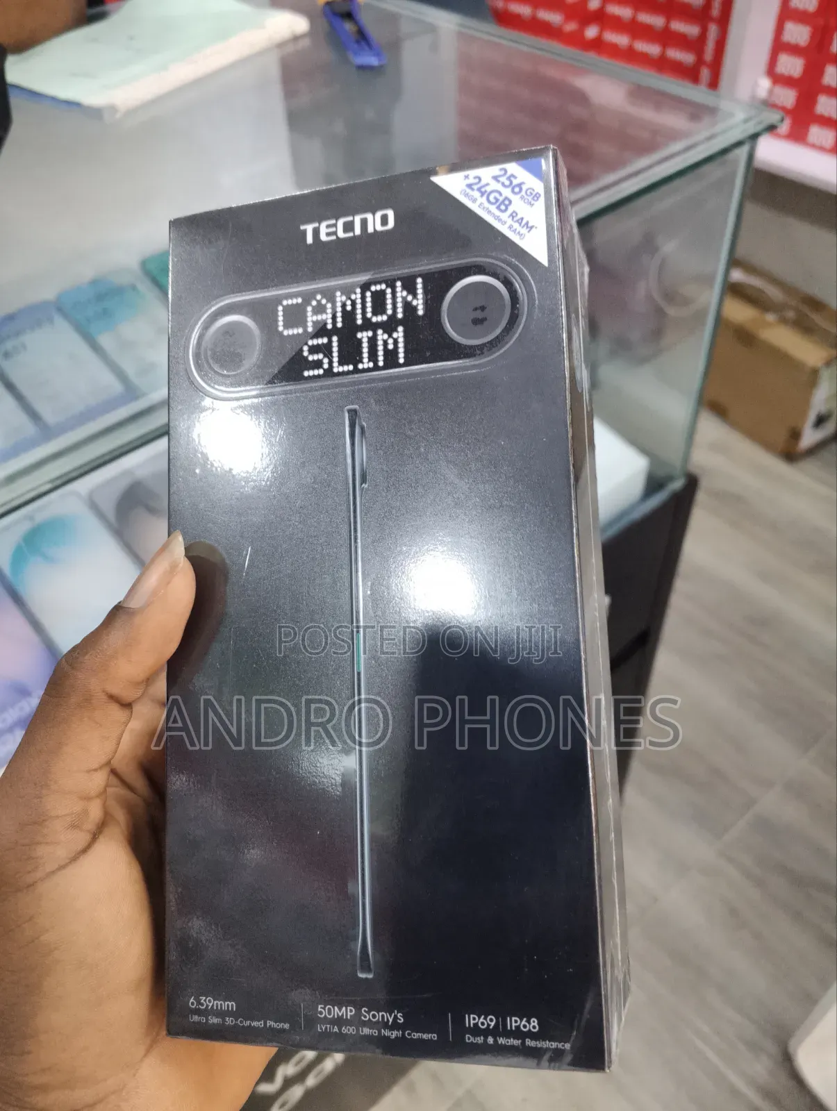 New Tecno Camon Slim 256 GB Black