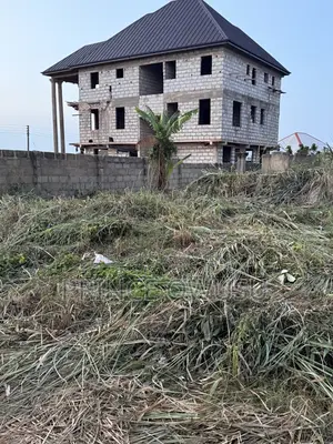 Half Plot With Lintel-Level Building for Sale at Yabi, Kumasi