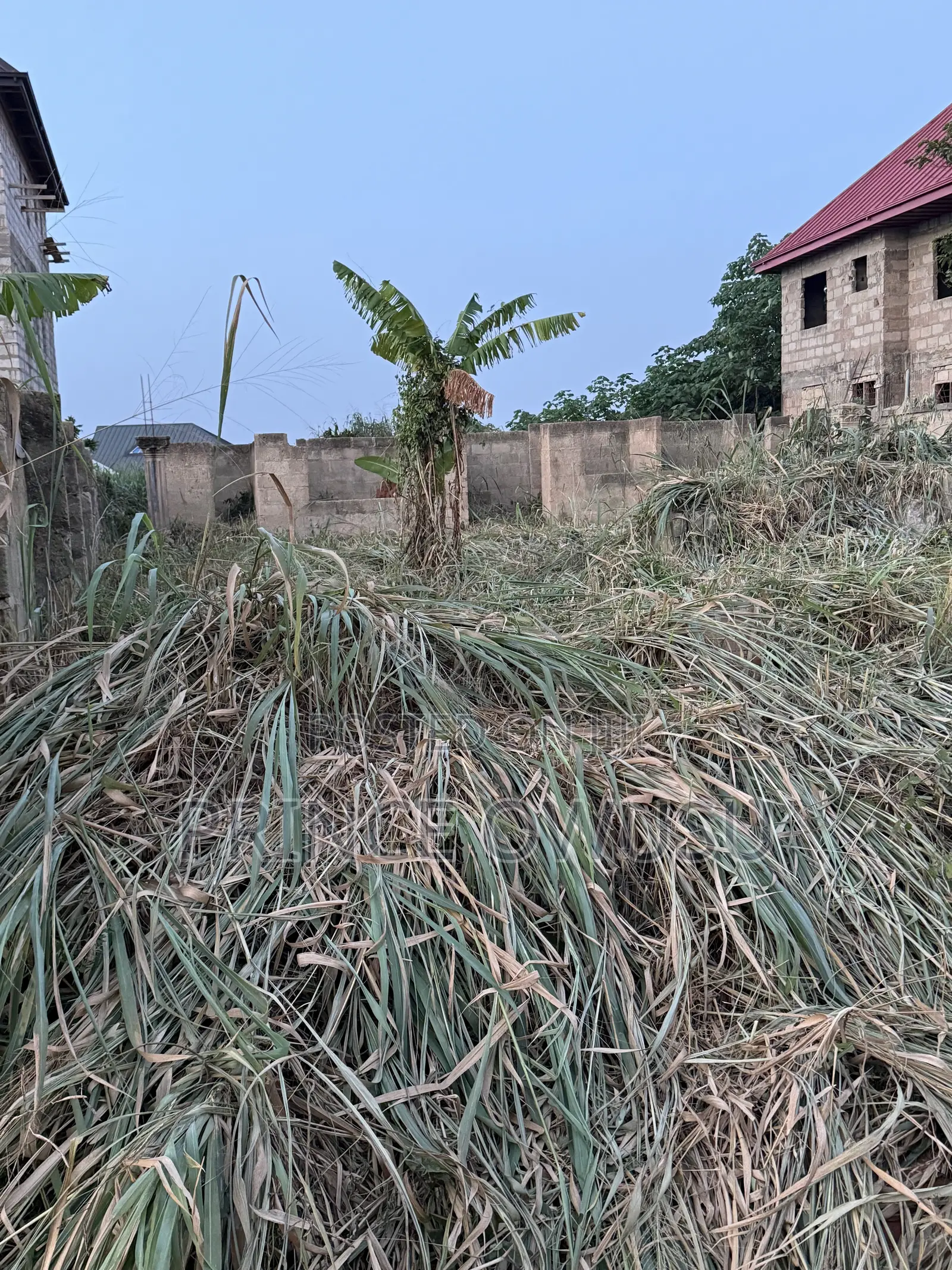 Half Plot With Lintel-Level Building for Sale at Yabi, Kumasi
