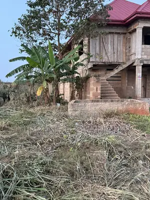 Half Plot With Lintel-Level Building for Sale at Yabi, Kumasi