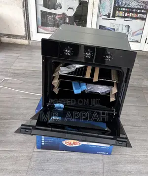 Check Out Durable Midea 60cm Built in Oven(Black) Glass 