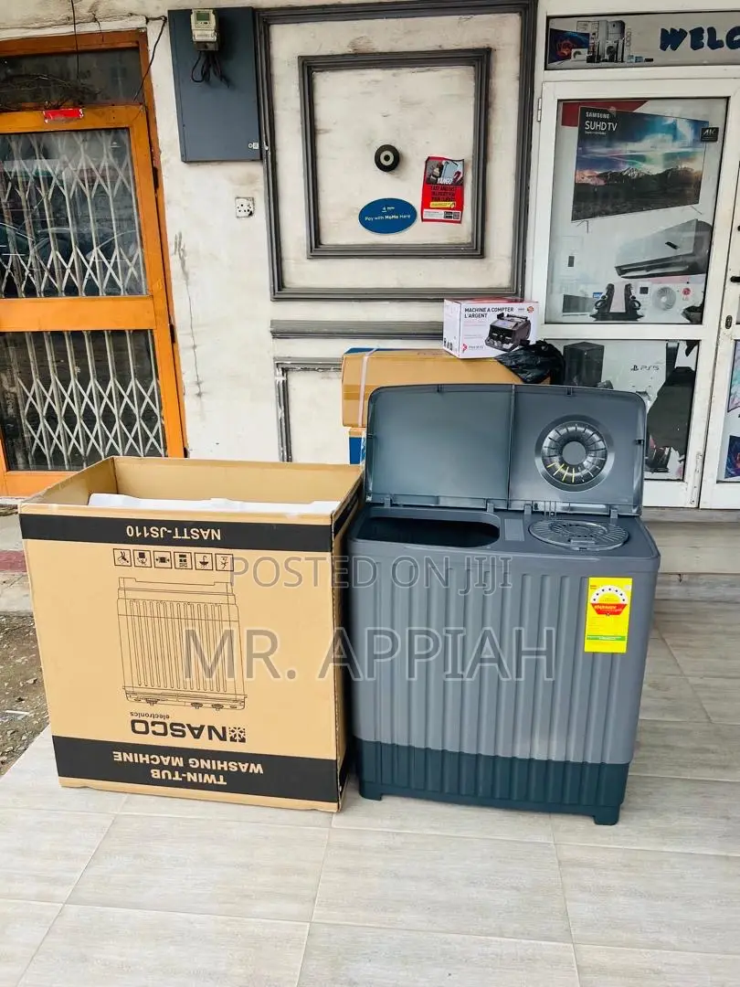 Buy Affordable Nasco 8kg Semi-Auto Washing Machine(Gray).