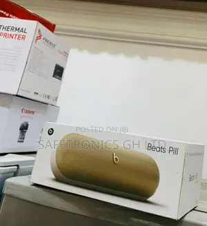 Secure Beat Pill - Portable Bluetooth Wireless Water‐Resistant Speaker