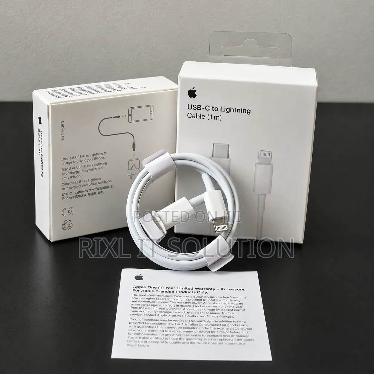 Brand New Original Apple USB-C 60W Charge Cable 1m Fast Charger