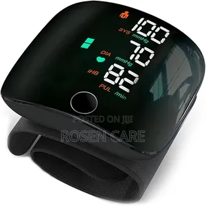 Portable Wrist Blood Pressure Monitor Bp Machine Sphygmomanometer