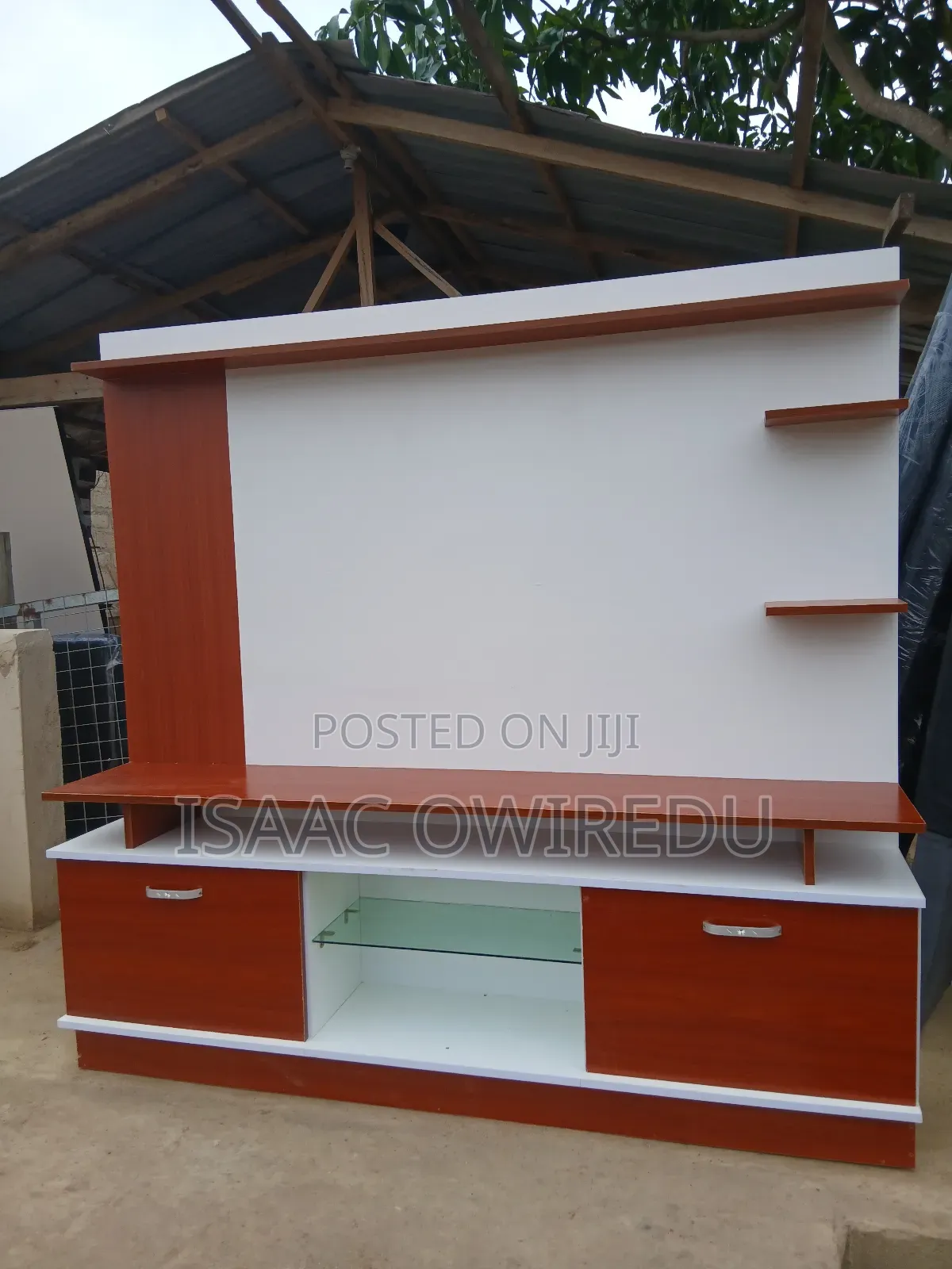Television Wall Unit With Quality Wood