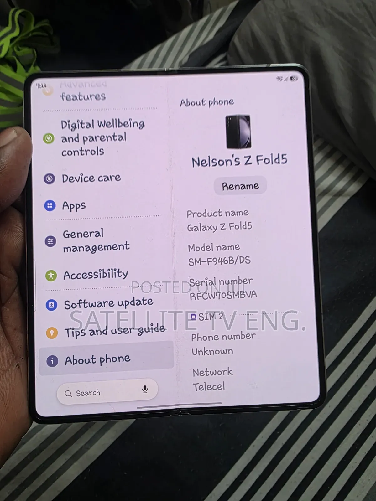 Samsung Galaxy Z Fold 5 256 GB Silver