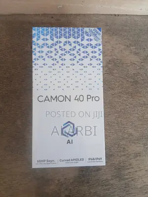 New Tecno Camon 40 Pro 5G 256 GB Black