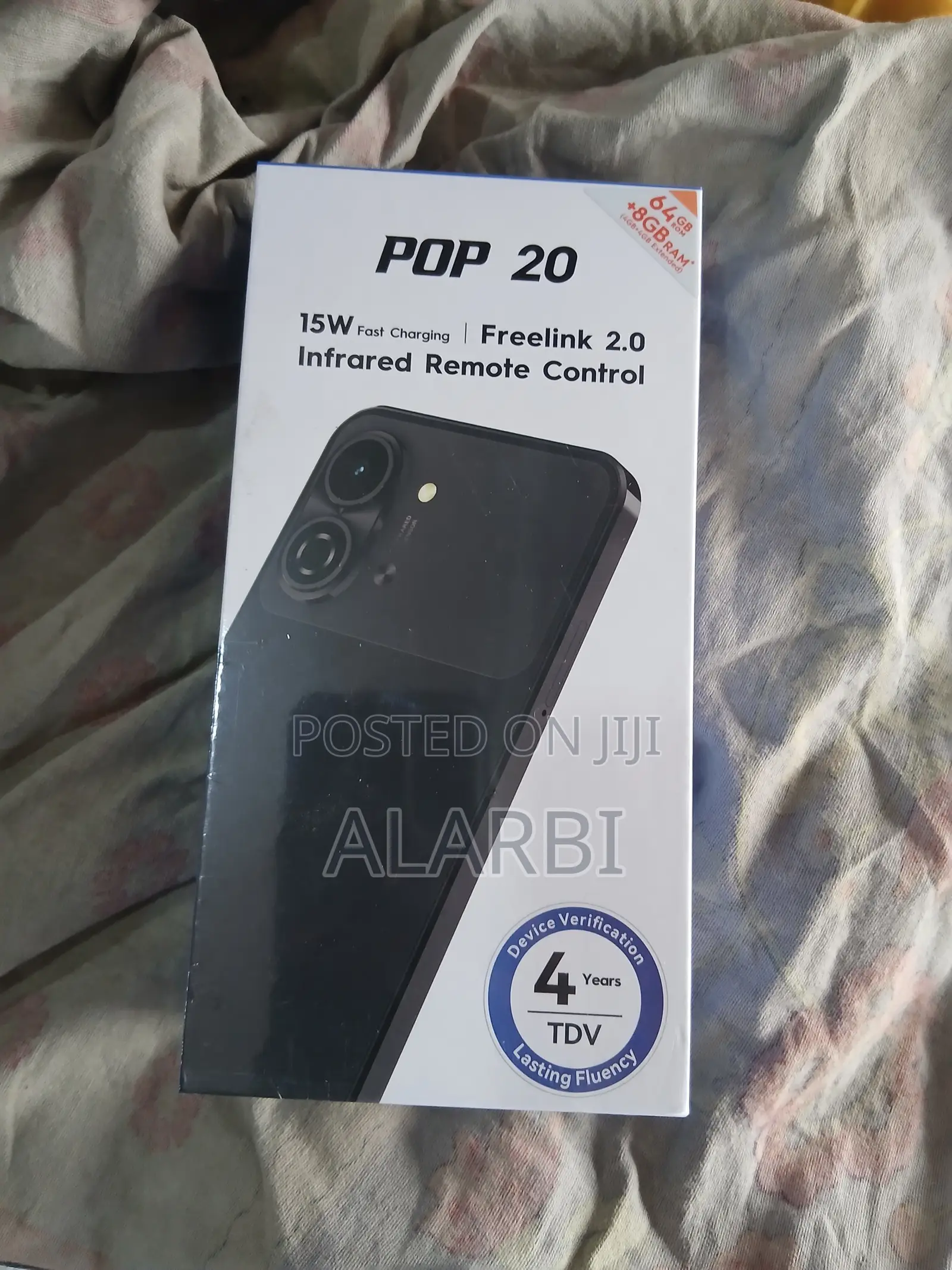 New Tecno Pop 20 64 GB Black