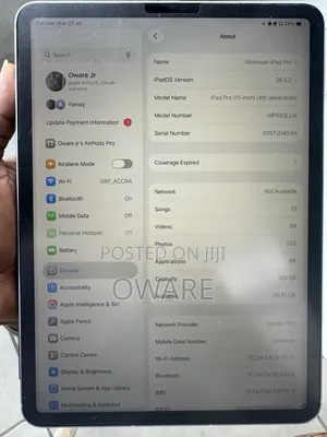 Apple iPad Pro 11 (2022) 128 GB Gray