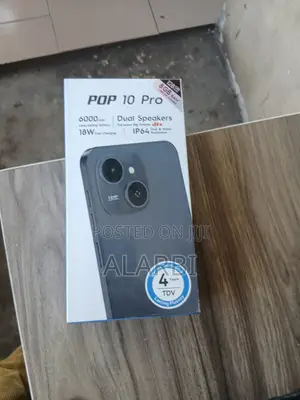 New Tecno Pop 10 Pro 128 GB Black