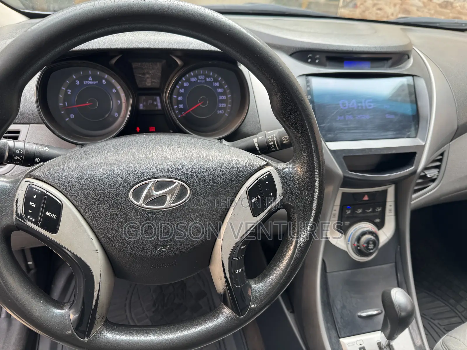 Hyundai Elantra 2012 Blue