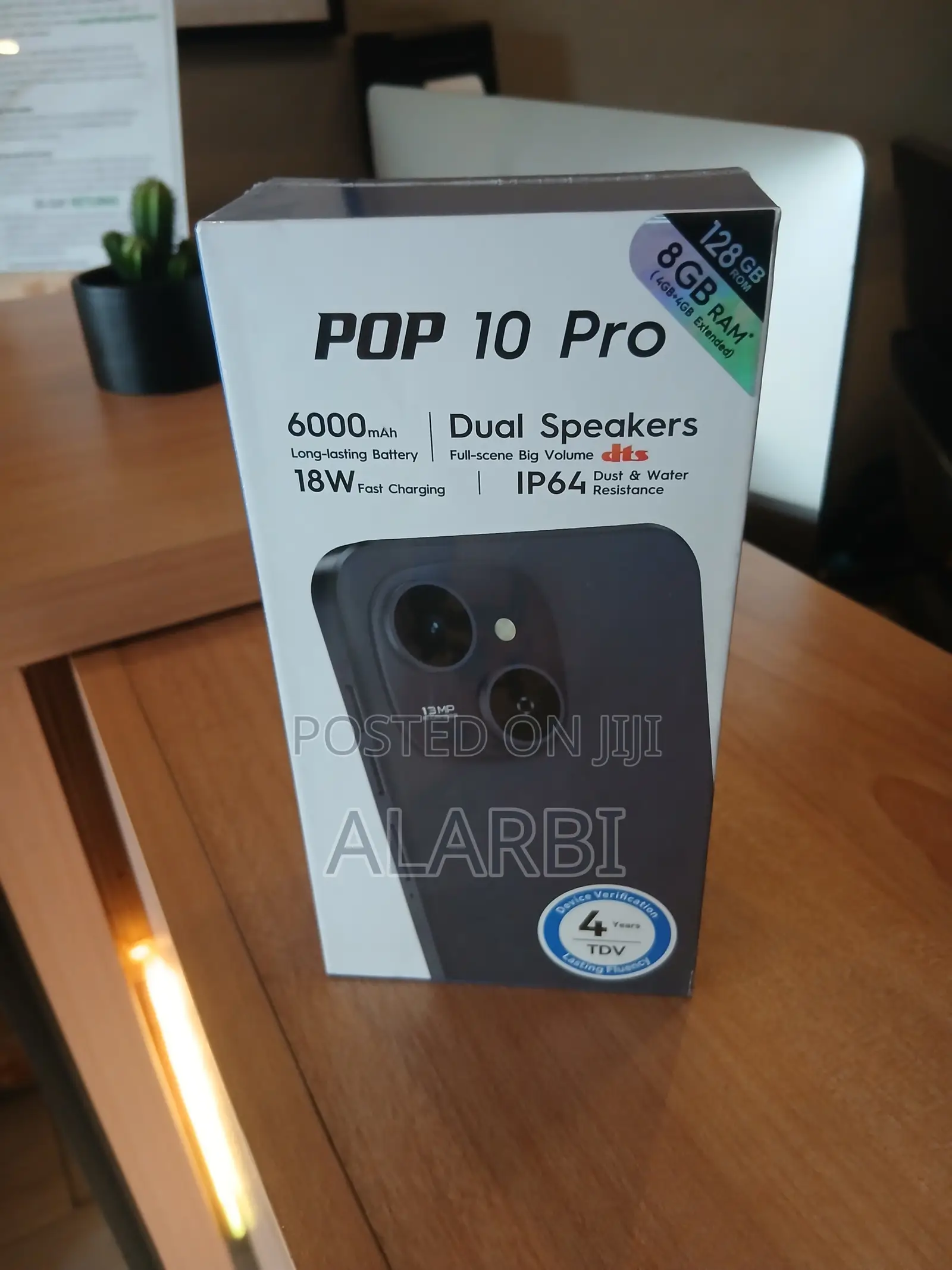 New Tecno Pop 10 Pro 128 GB Black