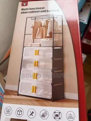 Multifunctional Shoe Cabinet Hat Rack