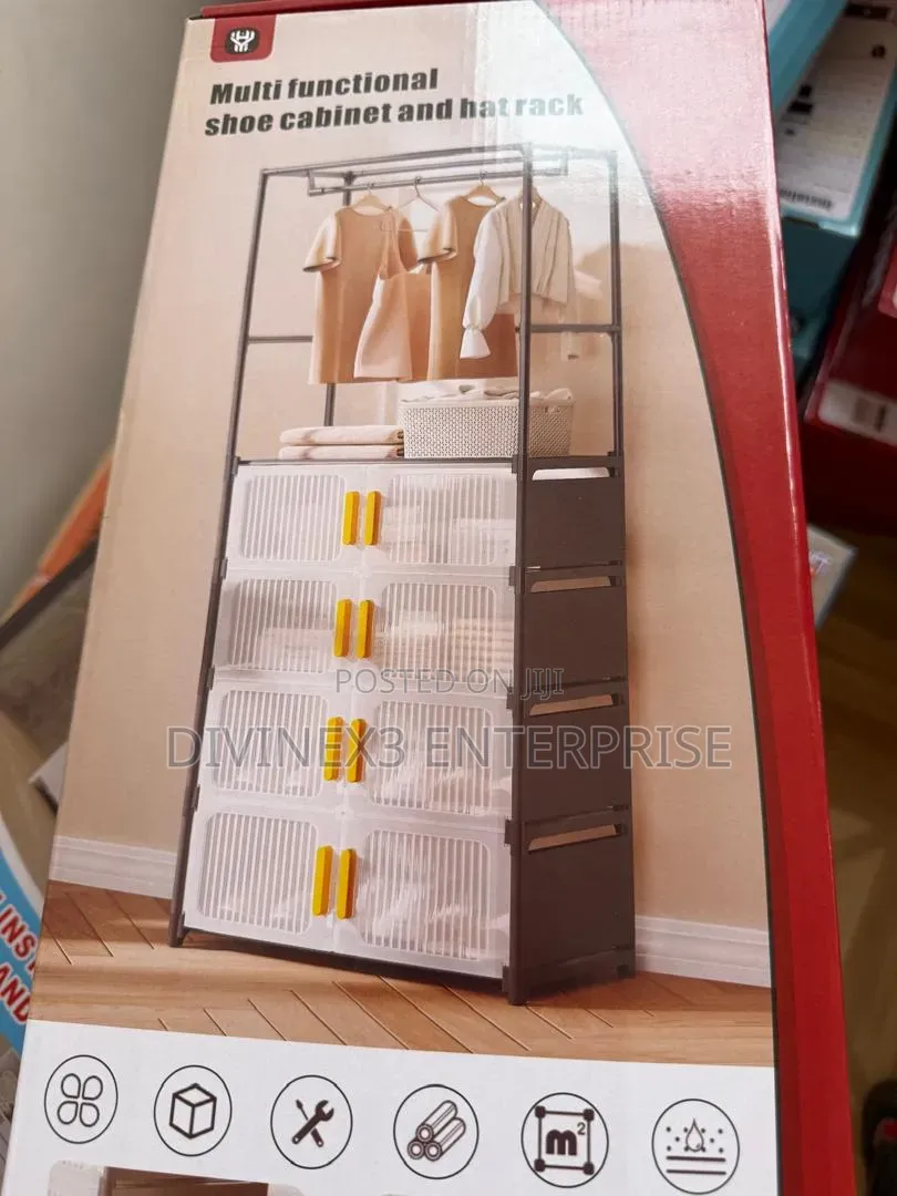 Multifunctional Shoe Cabinet Hat Rack