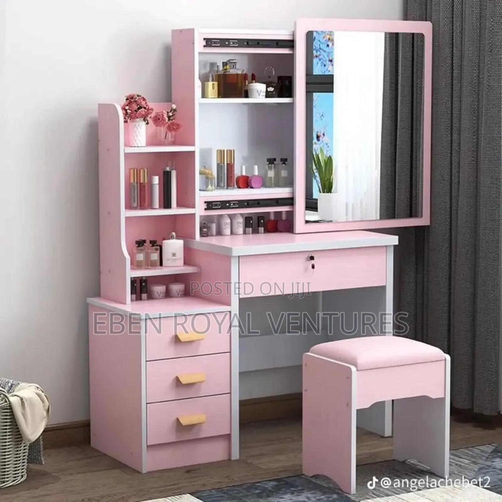 Bedroom Cabinet With Dressing Mirror