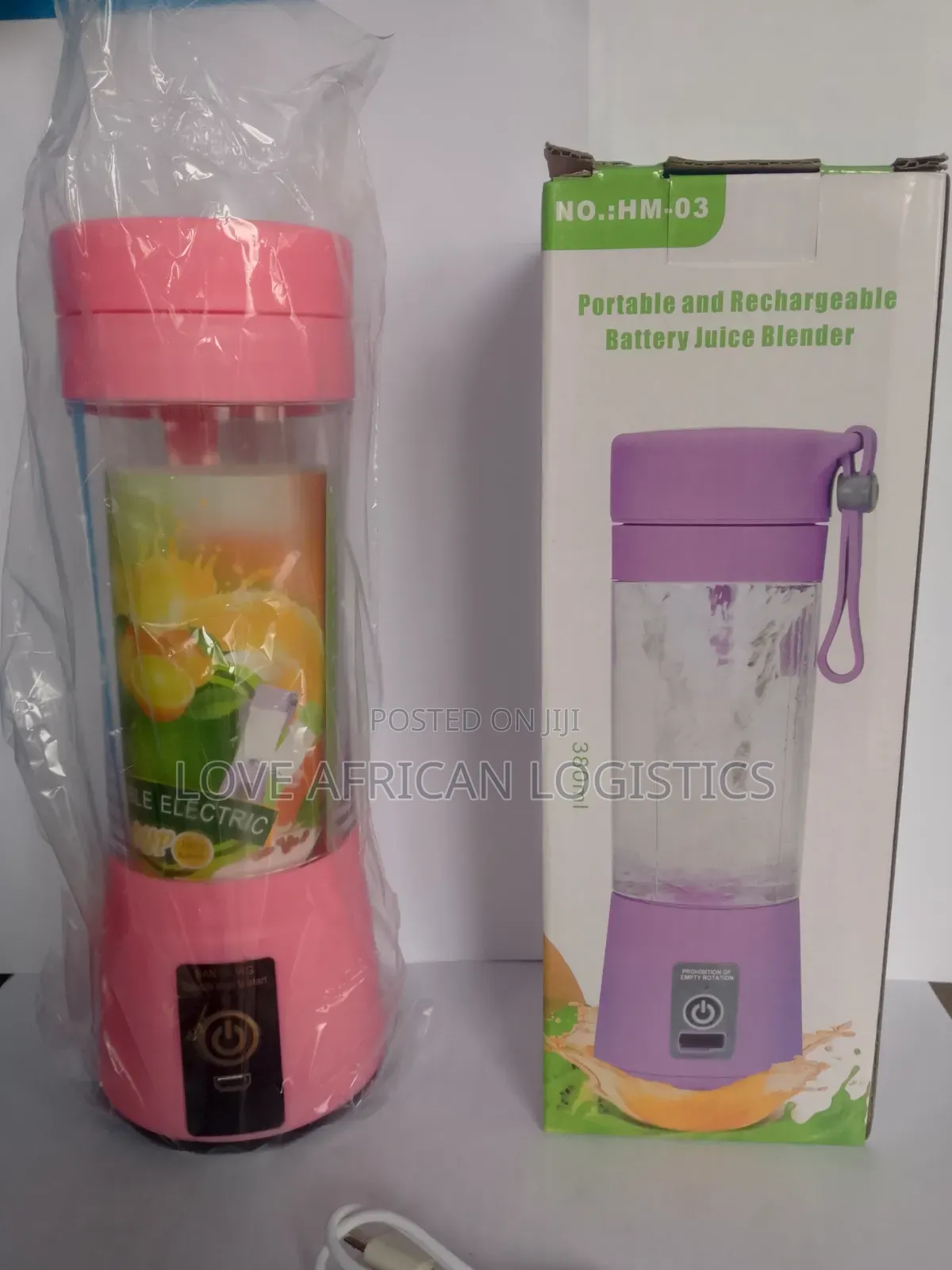 Portable and Rechargeable Battery Juice Blender