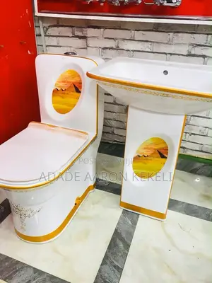 Luxury Designed Jinsili Water Closet With Basin (WC)