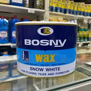 BOSNY Snow White Wax for Floors, Tiles Furniture – Water Resistant