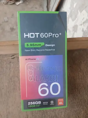 New Infinix Hot 60 Pro+ 256 GB Black